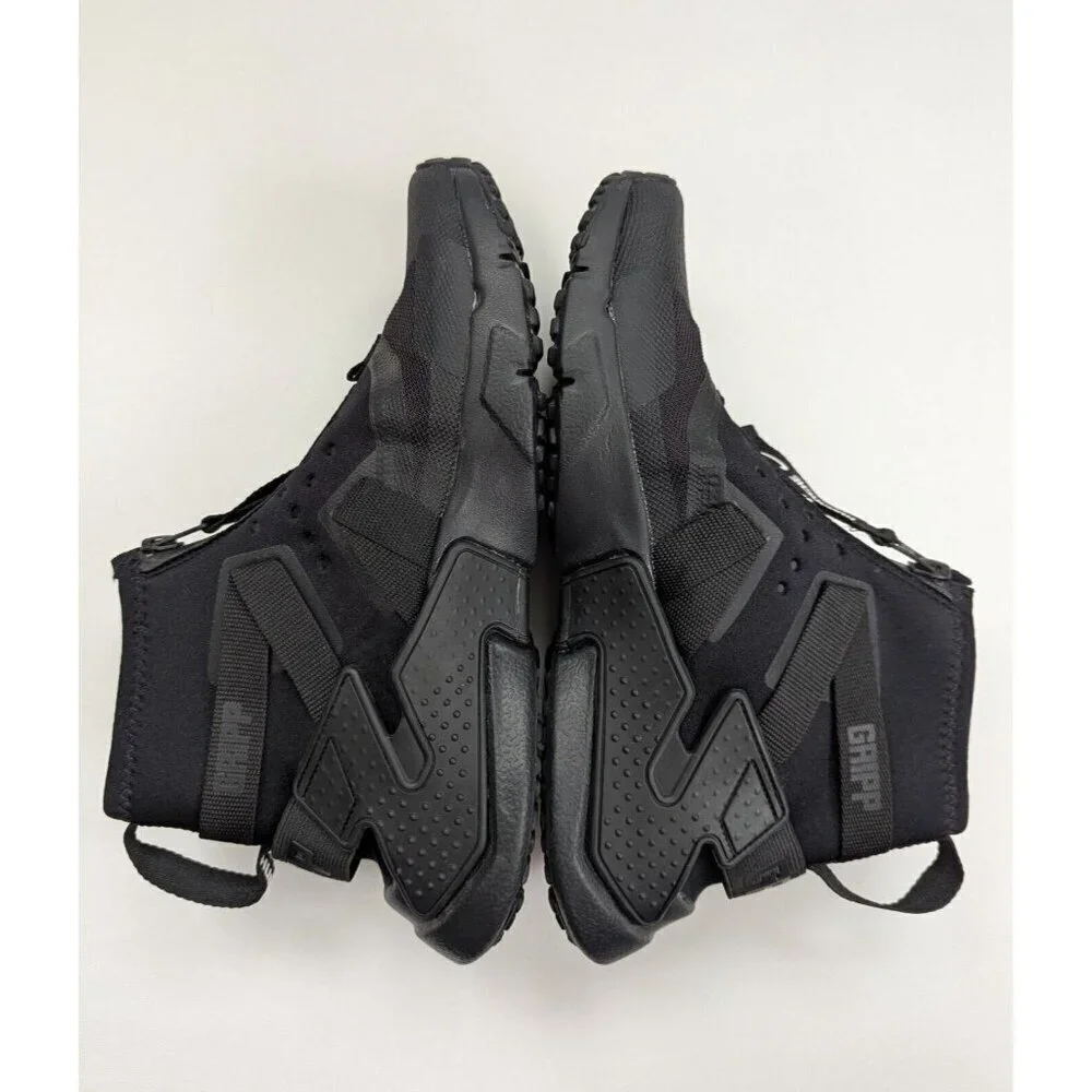 Nike Air Huarache Gripp Triply Black Size 6Youth SOCK LINING AND LACES MISSING